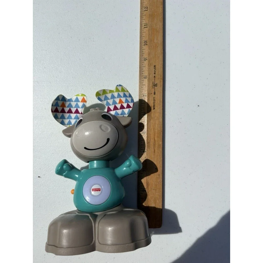 Fisher Price Linkimals Musical Moose Learning Toy Tested Works Interactive Baby